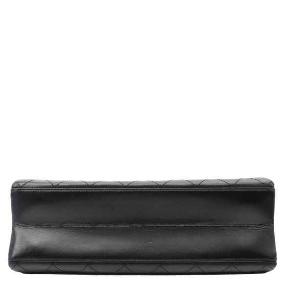 Chanel  Coco Luxe Flap Medium Stitched Leather Shoulder Bag Black - Picture 7 of 16